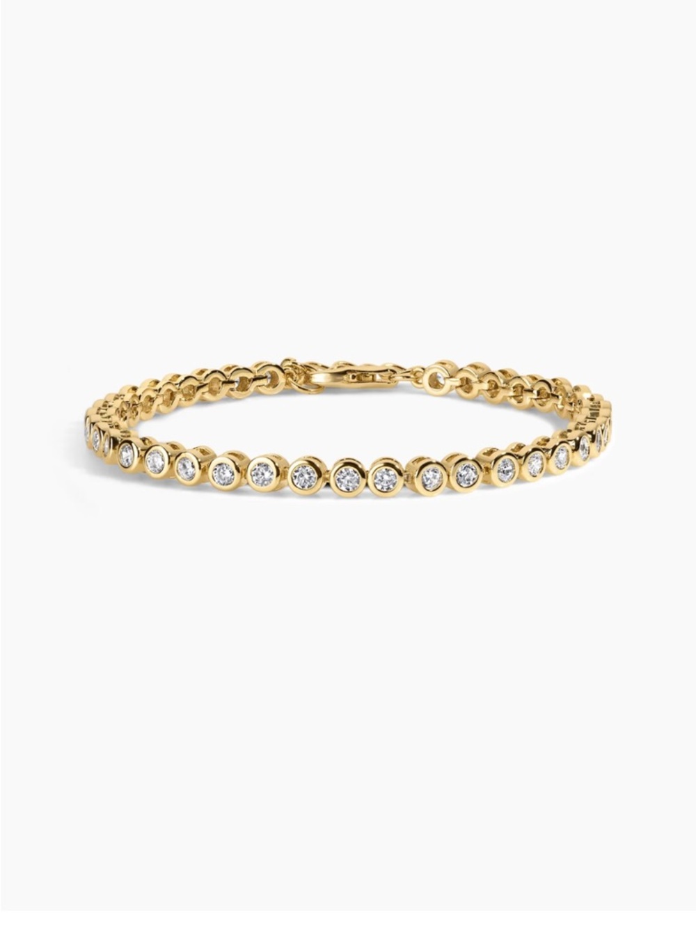 Electric Picks Gold Tennis Bracelet mini NEW